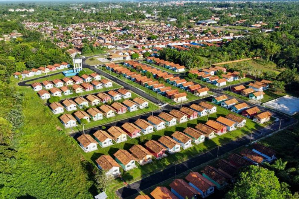 Vista aérea do Residencial Angelin / Foto: Roni Moreira / Ag. Pará