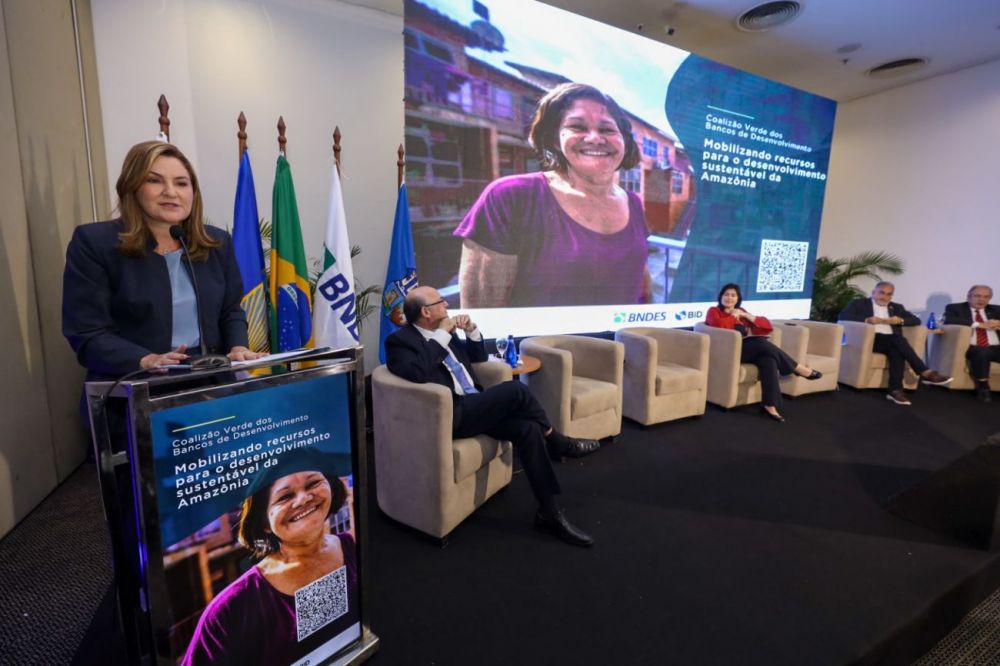 A vice-governadora do Pará, Hana Ghassan, ressaltou as iniciativas já adotadas pelo governo estadual em sua política ambiental. / Foto: Marcelo Seabra / Ag. Pará