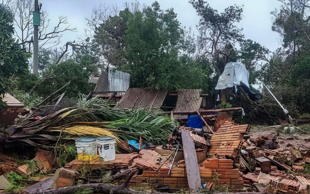 Estragos provocados pelo ciclone extratropical que atingiu o Rio Grande do Sul - Foto: Defesa Civil/RS