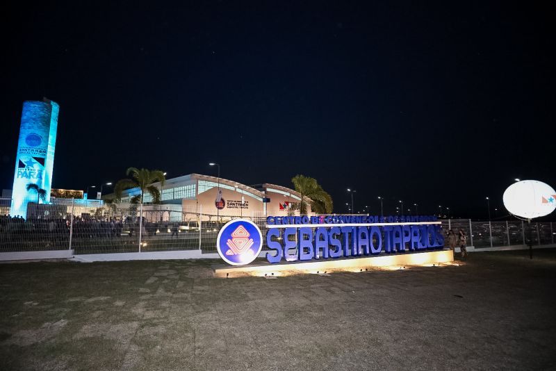 Centro de Convenções construído pelo governo do Estado, integrando Santarém ao roteiro de grandes eventos