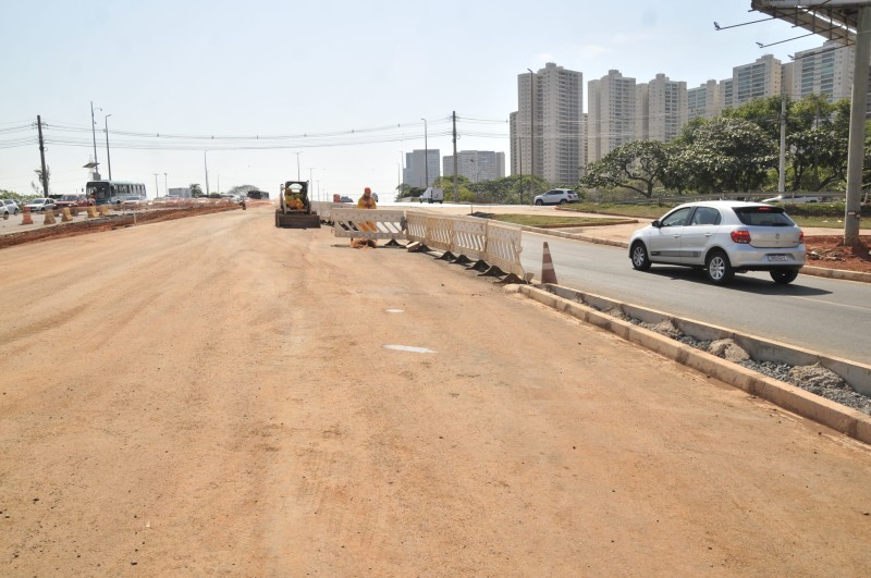 Concluída a pavimentação na ligação entre Túnel de Taguatinga e EPTG