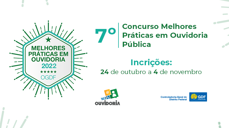 Abertas inscrições para concurso de melhores práticas em ouvidoria no DF
