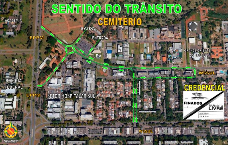Policiamento reforçado próximo a cemitérios para o Dia de Finados