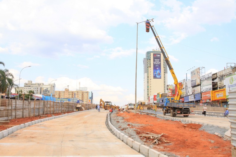 Concluída pavimentação em trecho do boulevard do Túnel de Taguatinga
