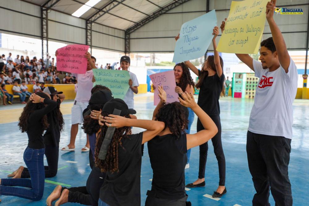 Escola de Xinguara encerra o mês com projeto sobre Consciência Negra