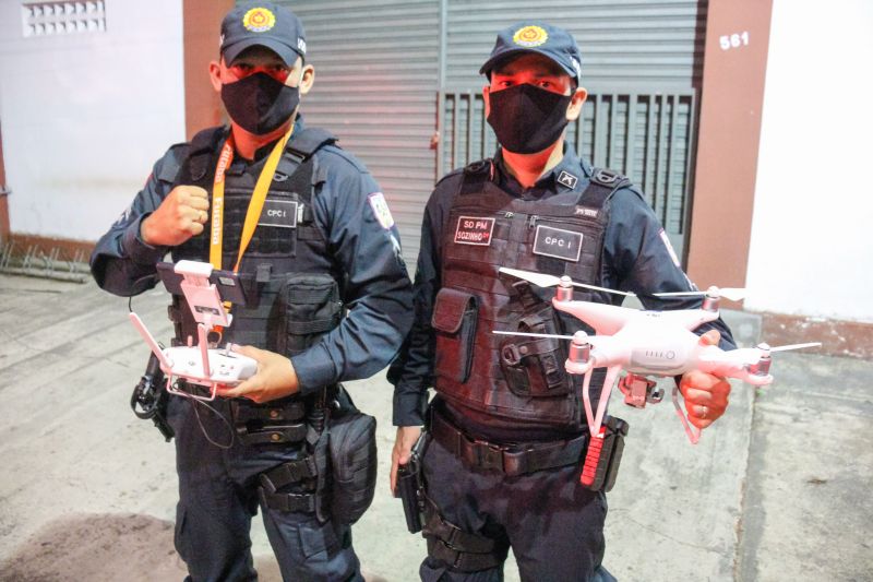 Aquisição de drones também faz parte dos investimentos em tecnologia para a área de segurança / Foto: Cardozo Júnior / PMPA