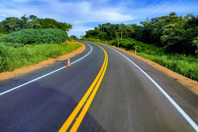 Obra de construção, pavimentação e sinalização da PA-287 alcança 100%