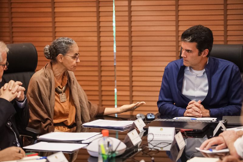 Governador Helder Barbalho recebe ministra para reforçar parcerias entre Estado e União