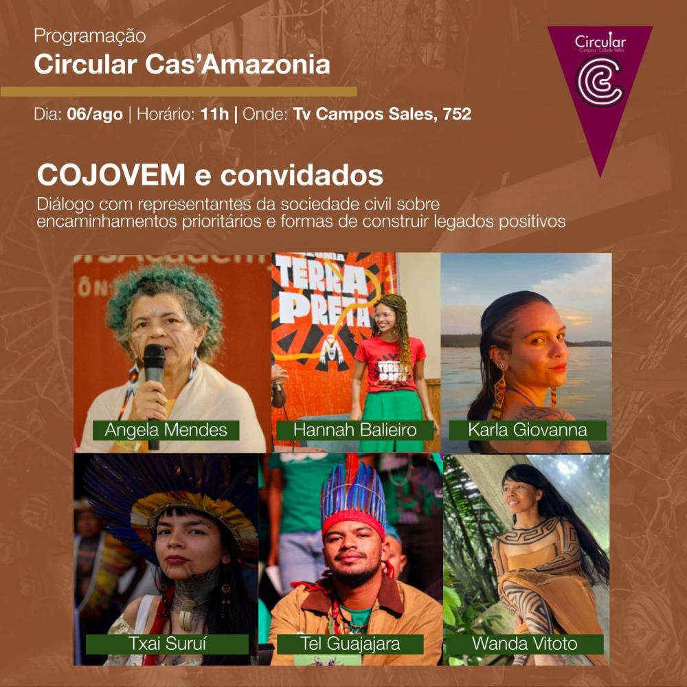 Cas'Amazonia abre portas para coletiva de imprensa sobre a participação da sociedade civil na Cúpula da Amazônia