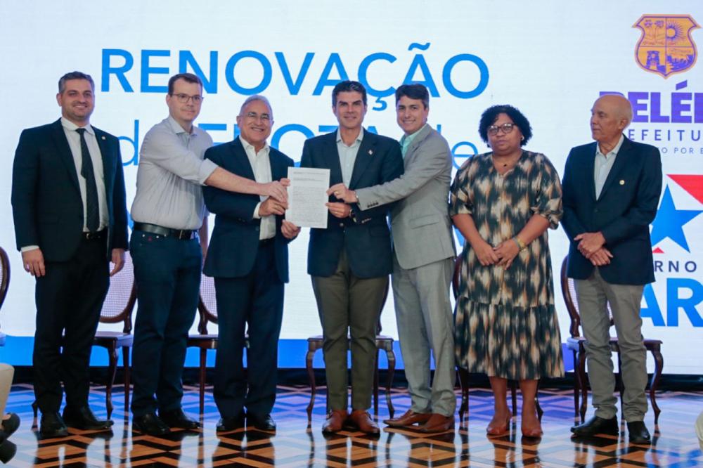 Estado firma parceria para adquirir 300 novos ônibus climatizados e com internet gratuita