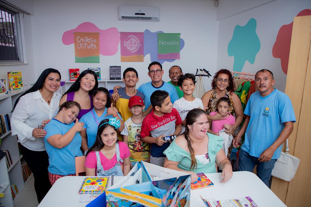 Apae de Ananindeua recebe unidade do projeto Cantos de Leitura