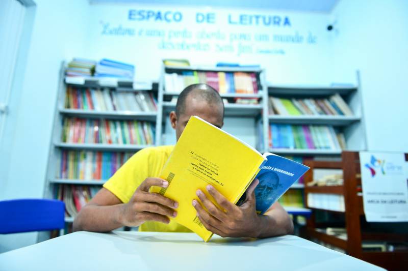 Seap utiliza a leitura como política de reinserção social para internos