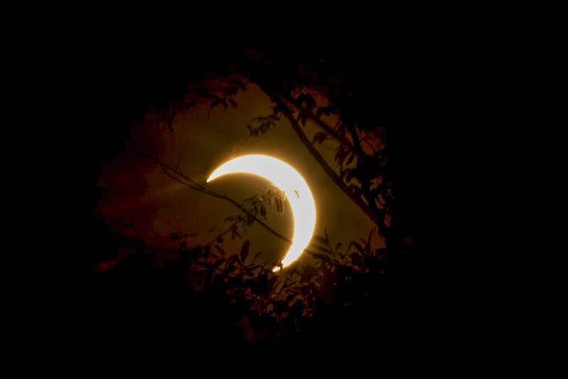 Eclipse solar atrai grande público para observar fenômeno no Planetário do Pará neste sábado (14)