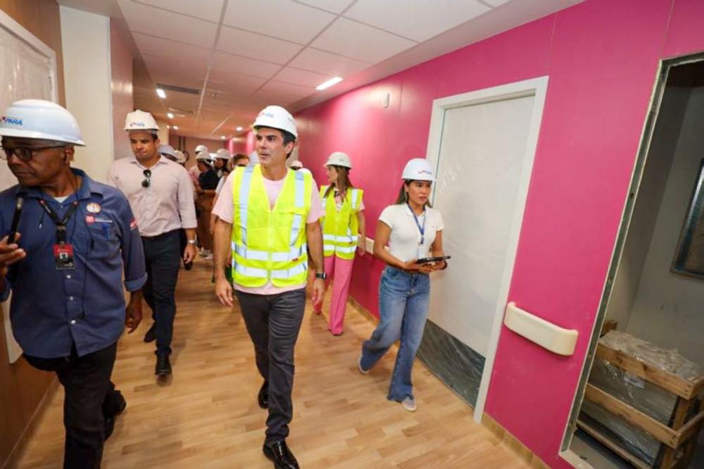 Comitiva do Governo do Estado conhece os espaços do Hospital da Mulher ‘Senhora de Nazaré’, em Belém