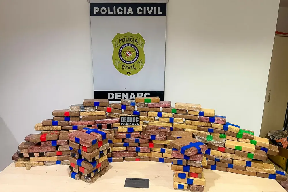 Polícia Civil do Pará apreende quase 200Kg de maconha e prende estrangeiro por tráfico de drogas